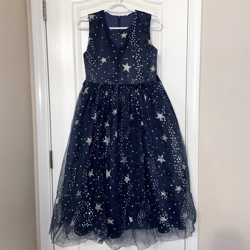 Girls/Teens Dark Blue Starry Gorgeous Dress Size 170/180 cm